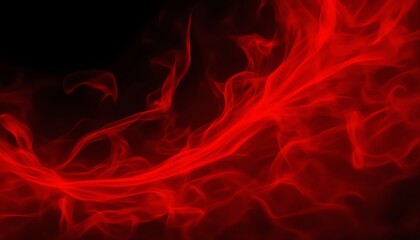 Fototapeta premium Abstract red smoke effect on dark background.
