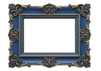 photo Frame Isolated on Transparent Background