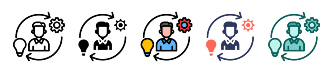 Competence multiple icon