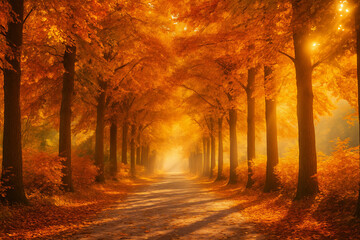 autumn in the forest