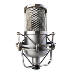HighQuality Studio Microphone Image Condenser Mic Recording Equipment Audio Production isolated on transparent background