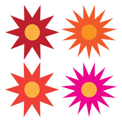 Four Stars Icon for art design
