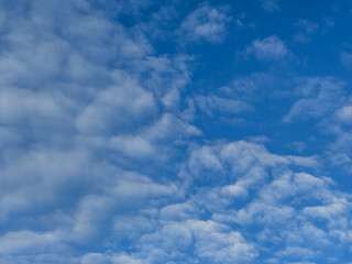 blue sky with clouds