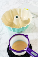 Bundt Pan Prep-Flour Shortening for Perfect Baking