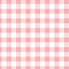 Pastel color gingham check seamless pattern design