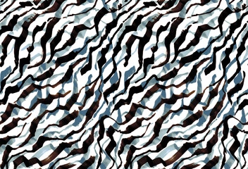 Painting brush pattern. Abstract pattern design