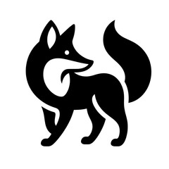 vector illustration of a fox