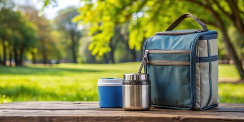 Insulated Lunch Bag with Thermal Container, outdoor, container