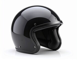 Fototapeta premium Realistic 3D Render of Motorcycle Helmet on White Background