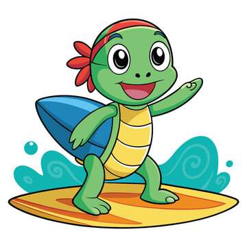funny turtle cartoon
