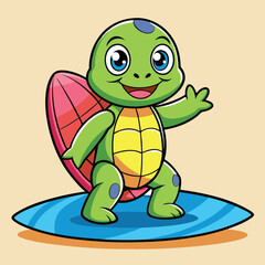 funny turtle cartoon