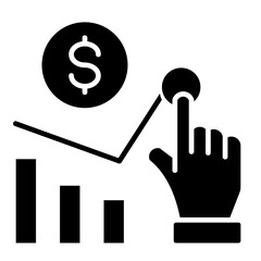 Financial Forecast  Icon Element For Design	