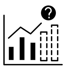 Forecast Chart  Icon Element For Design	