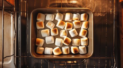 Baked marshmallows oven treat dessert