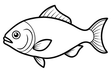 Abstract Piranha Linework