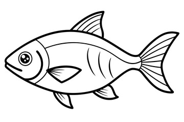 Abstract Piranha Linework