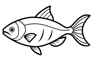 Abstract Piranha Linework