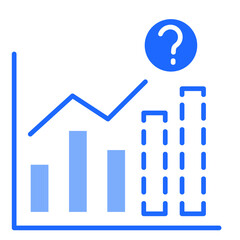 Forecast Chart  Icon Element For Design	