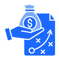 Capital Planning  Icon Element For Design	