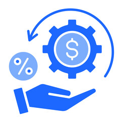 Operating Budget  Icon Element For Design	