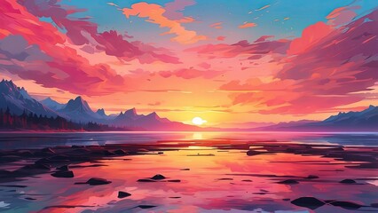 A serene overwater bungalow with a thatched roof sits on stilts above crystal-clear turquoise waters.