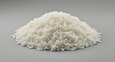 rice on black background