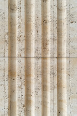 Elegant Beige Stone Wall Design