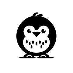 Cute Kiwi Bird Symbol Logo 