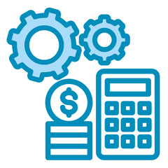 Capital Budget  Icon Element For Design	