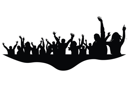 Abstract Illustration of Youth Day Logo Symbol Silhouette Dance Party Freedom Icon
