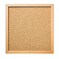 Fototapeta premium Empty Cork Board with Wooden Frame for a Blank Notice