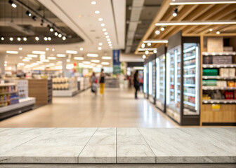 Fototapeta premium Blurred, defocused background of modern department store