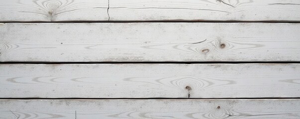 Fototapeta premium Sun-bleached wood planks, weathered gray, cracked surface, summer, driftwood, grunge