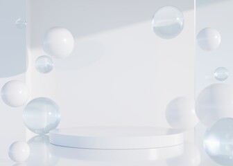 3D rendering simple product background