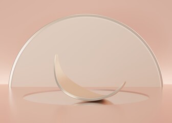 3D rendering simple product background