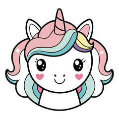 Unicorn head 