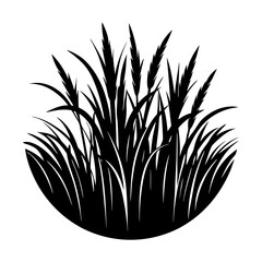 Grass Silhouette vector illustration
