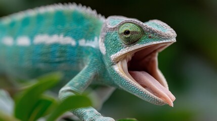 Obraz premium Close-up of a chameleon