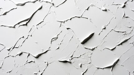 Close-up view of textured white plaster surface.