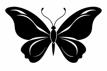 Butterfly Silhouette vector illustration