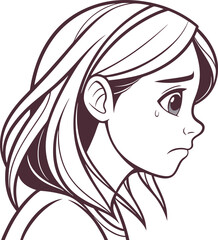girl with long hair