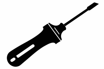 Screwdriver Silhouette vector illustration
