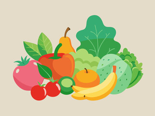 organic food illustration bundle   