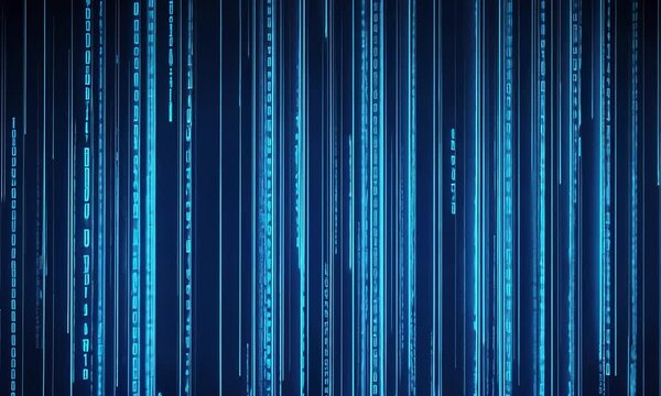 digital data stream matrix effect background