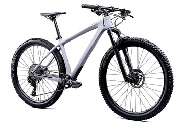 Fototapeta premium A PNG of a mountain bike, isolated on a diffrent collers or white background, representing adventure and outdoor sports.