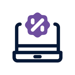 offer duotone icon. Sleek and modern vector icon for websites, mobile apps, marketing materials, and corporate design. Fully scalable and ready to use.