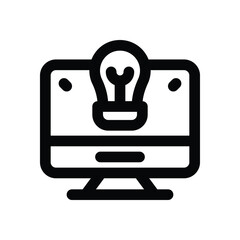 electronic product line icon. Clean and minimalist vector icon for websites, mobile apps, presentations, and logos. Fully scalable and customizable for any project.