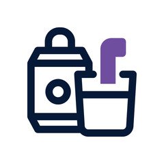 drink duotone icon. Sleek and modern vector icon for websites, mobile apps, marketing materials, and corporate design. Fully scalable and ready to use.