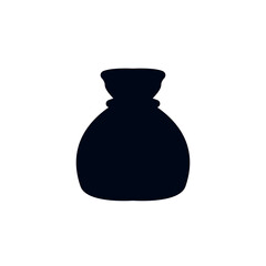 Money burlap bag currency finance cash vector symbol illustration icon symbol sign sack euro