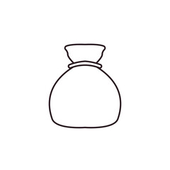 Money burlap bag currency finance cash vector symbol illustration icon symbol sign sack euro